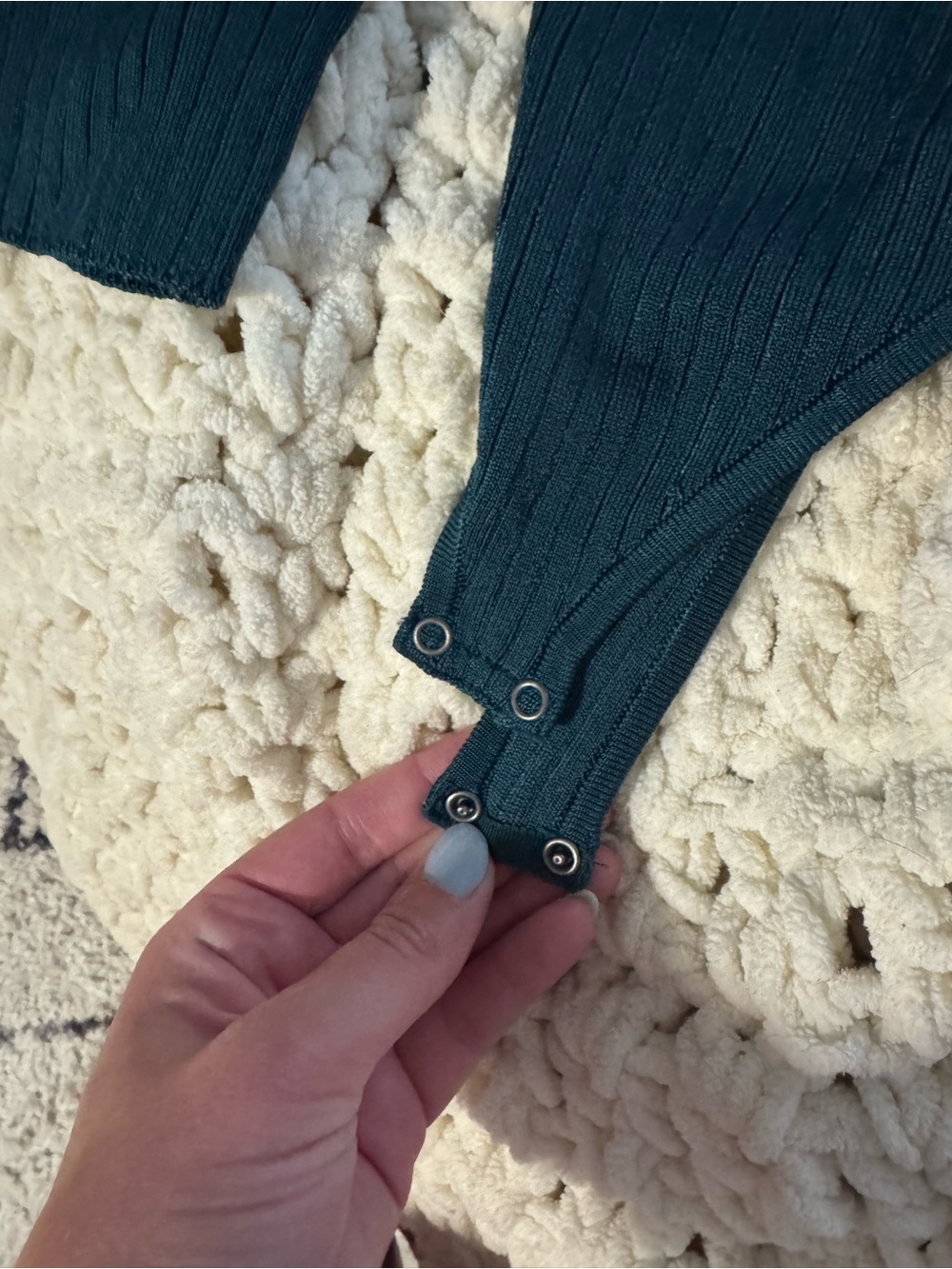 Abercrombie Emerald / Teal Bodysuit - Picture 6 of 10